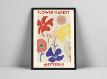 Load image into Gallery viewer, Flowermarket Amsterdam Eco Friendly Art Poster Print
