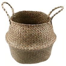 Load image into Gallery viewer, Handmade Wicker Straw Storage Basket
