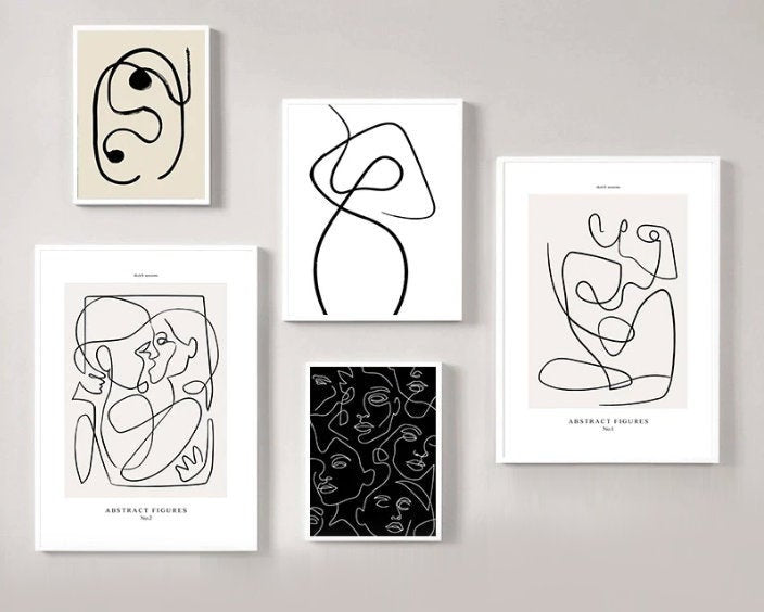 Female Drawings Woman Art Poster