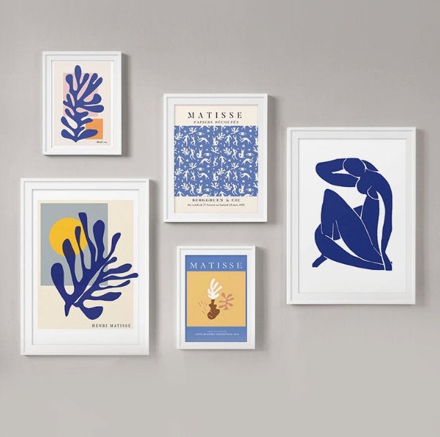 Matisse inspired Art Prints (different styles and sizes)