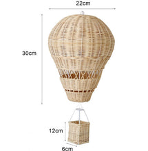 Load image into Gallery viewer, Handmade Hot Air Balloon for Children&#39;s Room
