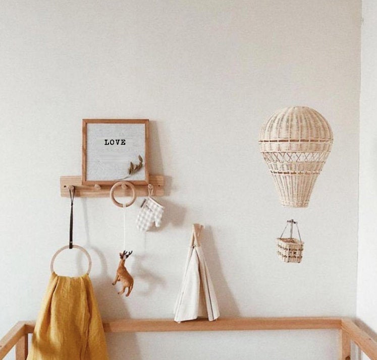 Handmade Hot Air Balloon for Children's Room