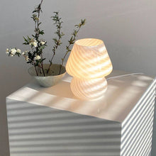 Load image into Gallery viewer, Small Mushroom Glass Table Lamp
