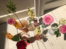 Load image into Gallery viewer, Small Glass Vases in different shapes and colours
