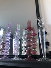 Load image into Gallery viewer, Berry Glass Candlestick Holders
