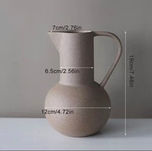 Load image into Gallery viewer, Neutral Ceramic Vase Set (2 piece)
