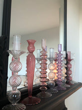 Load image into Gallery viewer, Berry Glass Candlestick Holders
