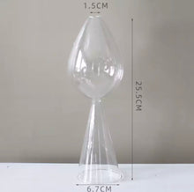 Load image into Gallery viewer, Drop shaped glass vase
