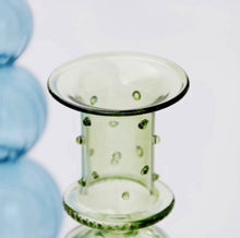 Load image into Gallery viewer, Colourful Abstract Glass Candlestick Holders
