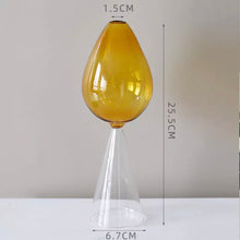 Load image into Gallery viewer, Drop shaped glass vase
