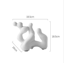 Load image into Gallery viewer, Sculptural Candle Holder (black or white)
