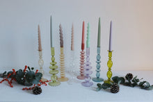 Load image into Gallery viewer, Colourful Glass Candlestick Holders
