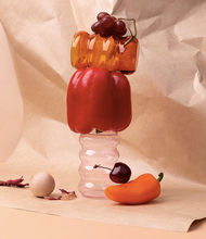 Load image into Gallery viewer, Wave shaped heat-resistant bubble Glass cup
