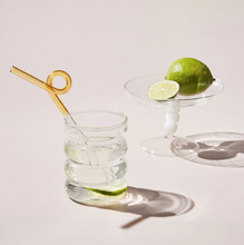 Load image into Gallery viewer, Wave shaped heat-resistant bubble Glass cup
