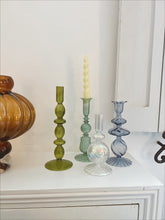 Load image into Gallery viewer, Colourful Glass Candlestick Holders
