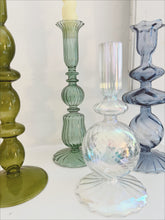 Load image into Gallery viewer, Colourful Glass Candlestick Holders
